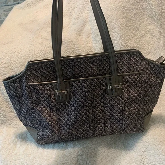 NWOT! $398 Coach Carryall Taylor Snake Print Leather Tote Satchel F26034 - 2013 - Picture 1 of 16